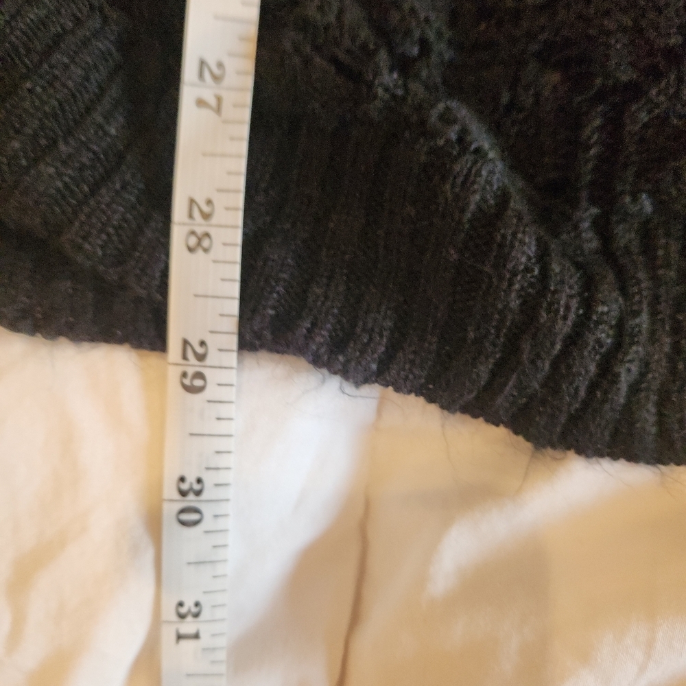 Lane Bryant Open Knit Black Cardigan Size 22 - Picture 2 of 7